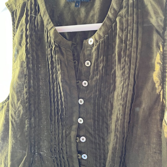 100% Linen Swing Dress - Picture 3 of 5